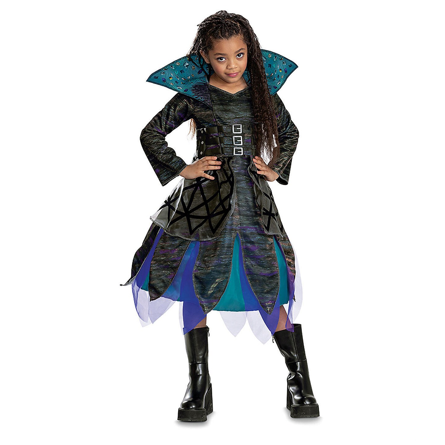 Girl&#x27;s Deluxe Disney&#x27;s Descendants 4: The Rise of Red Uliana Costume