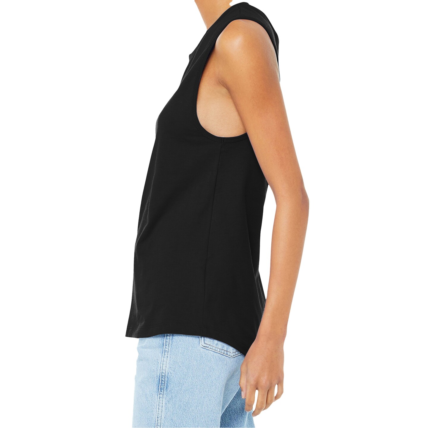 BELLA + CANVAS Women's Jersey Muscle Tank, Yoga Sleeveless Top