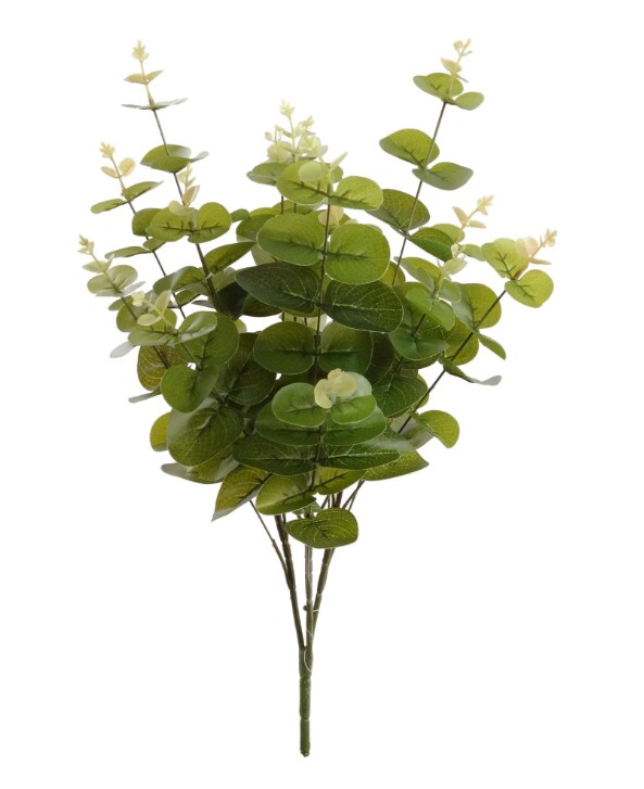 4pc Eucalyptus Bush 20" Tall – 75 Realistic Leaves, Spring 2025