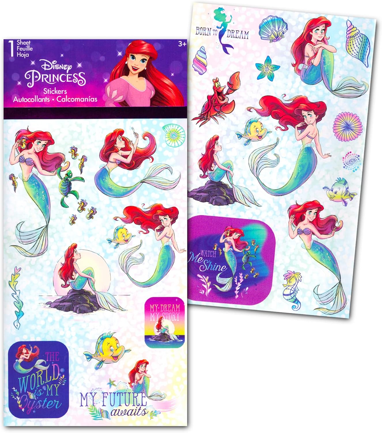 Little Mermaid Art Set, 250+ Pc Little Mermaid Movie Activity Bundle with Coloring Pages