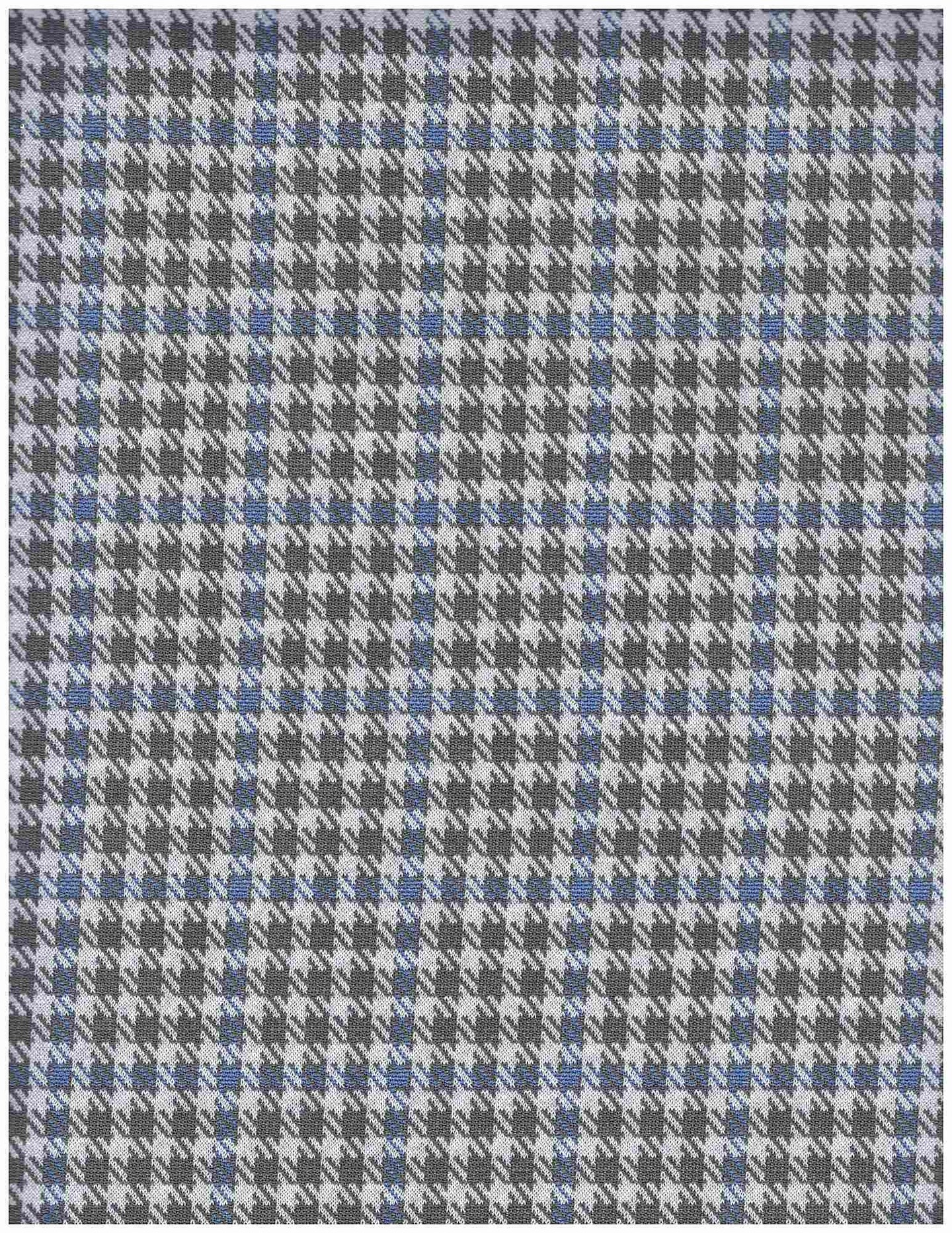 1 Yard Classic Double Knit Jacquard Plaid Fabric Stretch Polyester Rayon 58/60 Inches Wide