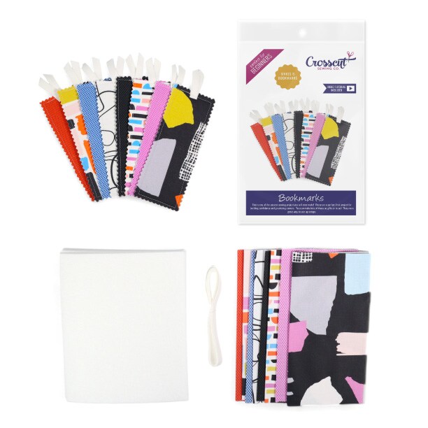 Crosscut Sewing Co.&#xAE; Bookmark Sewing Project Kit for Beginners