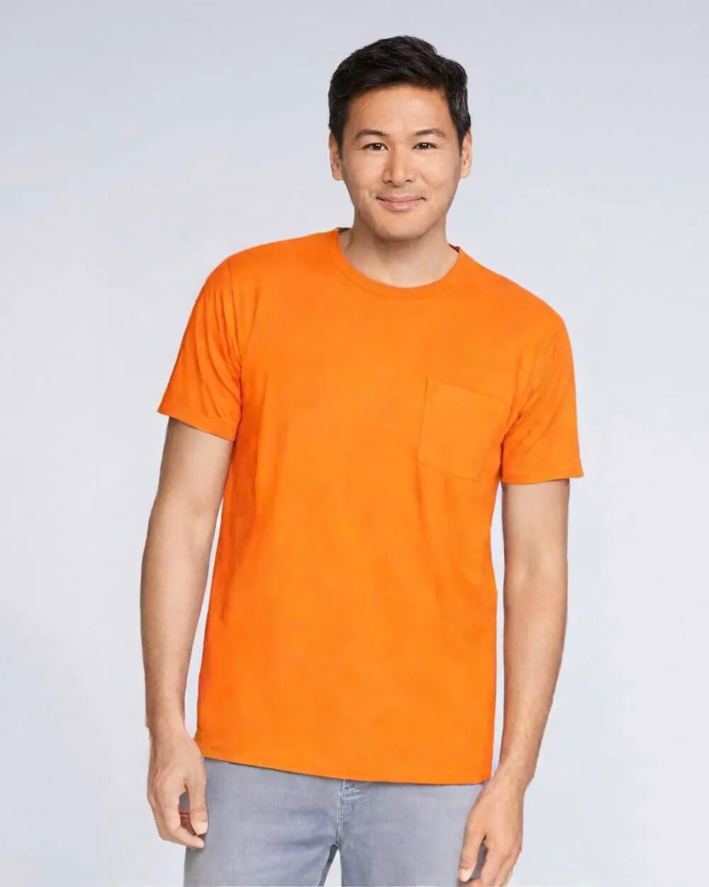 Workwear Pocket Crewneck T-Shirt for Jobsite, Utility & Everyday Performance Wear