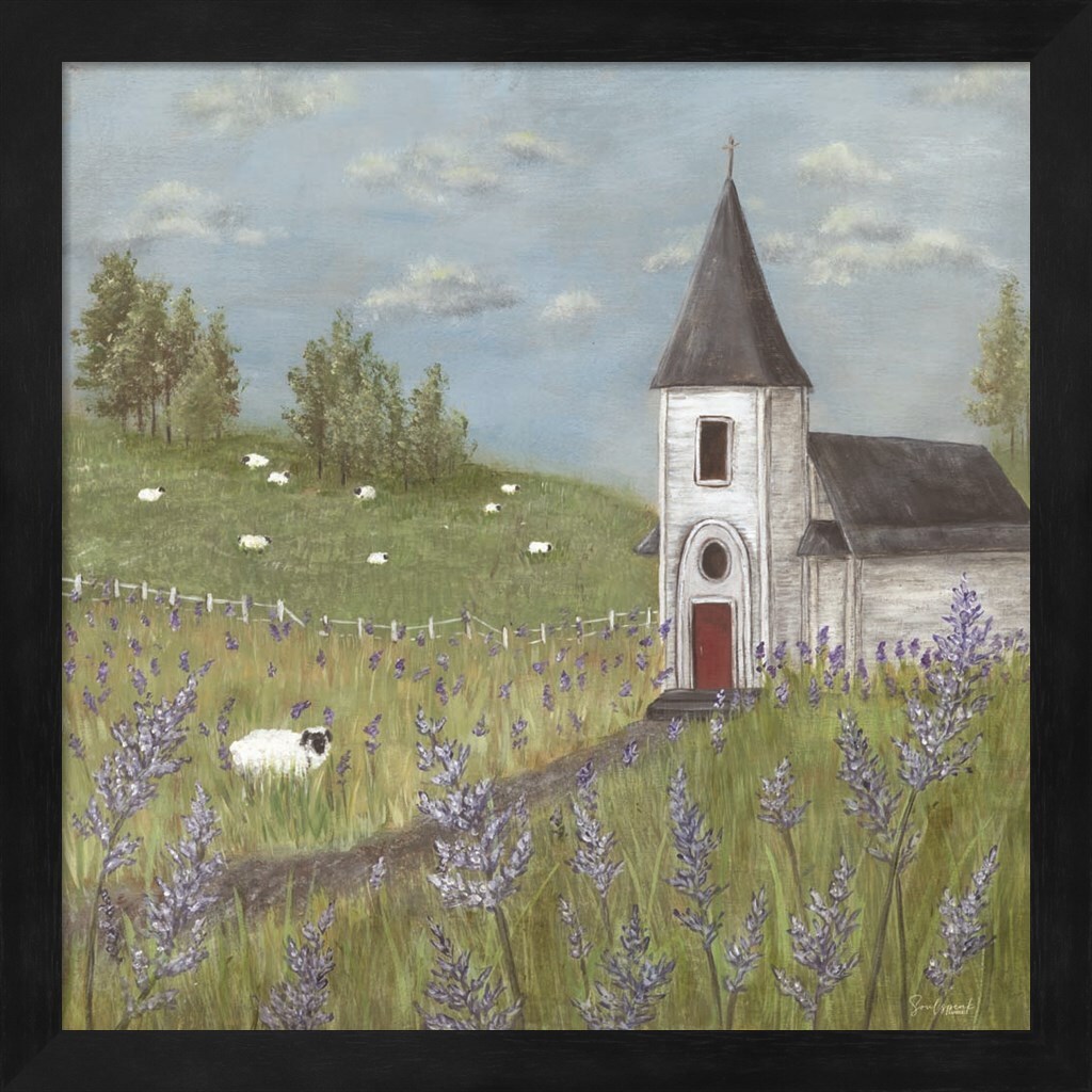 The Lost Sheep by Soulspeak &#x26; Sawdust 13&#x22; x 13&#x22; Framed Wall Art