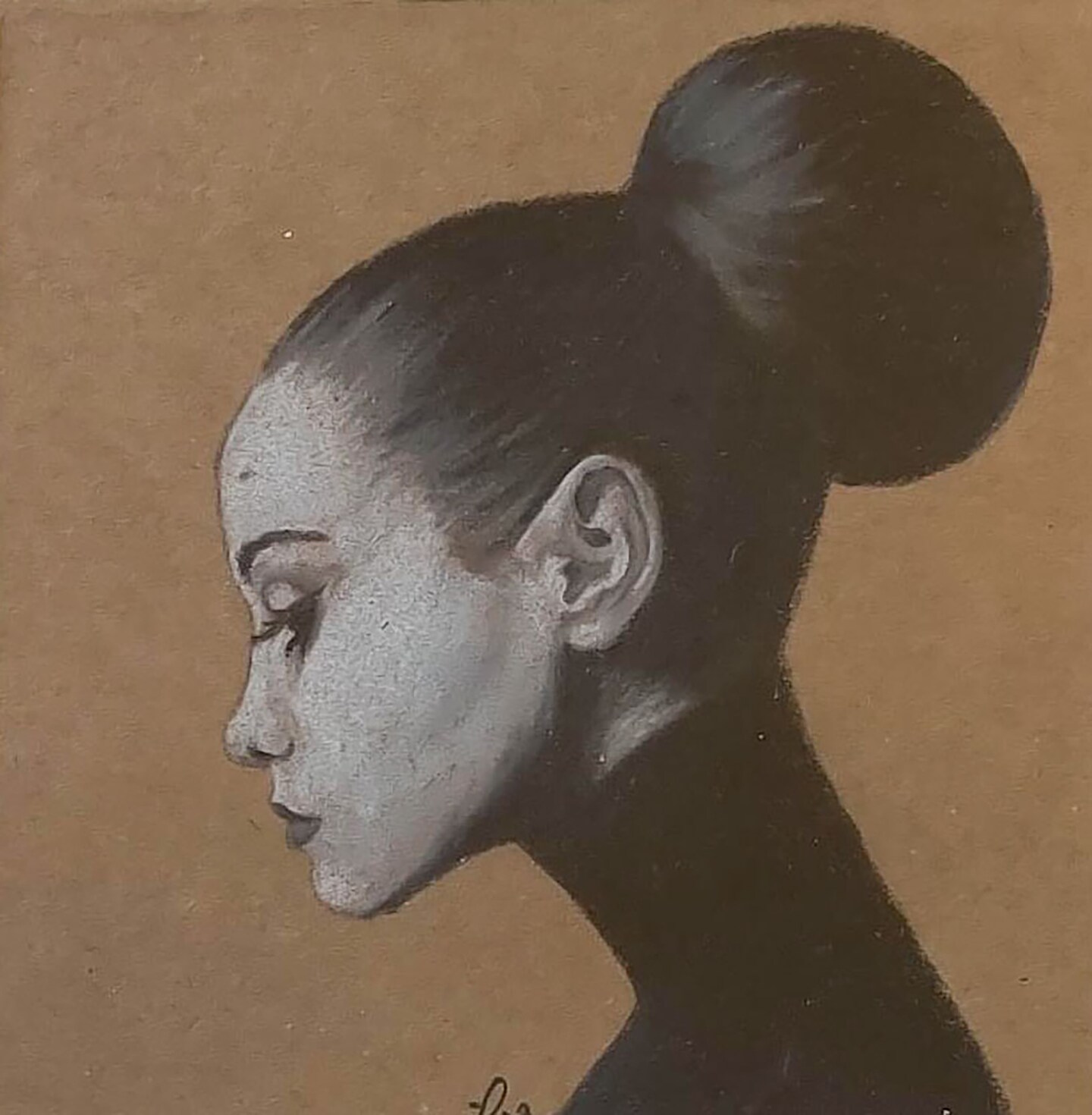 Intro to Blending Prismacolor - Grayscale Portrait