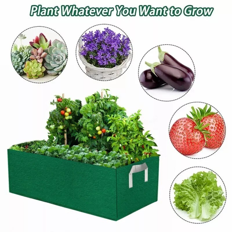 6 Gallon Planting Grow Bag Garden Fabric Container Vegetable Flower Plante Bed
