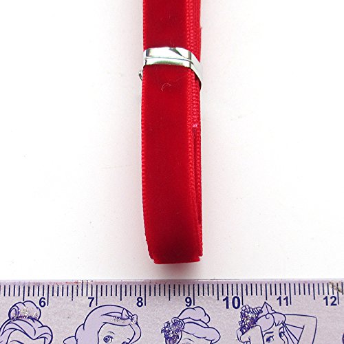 30 Yards 3/8" Velvet Ribbon Total 30 Colors Assorted Lots Bulk (Multicolored, 3/8"(10mm))