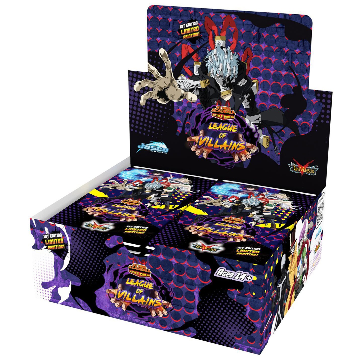 My Hero Academia Collectible Card Game Series 4: League Of Villains Booster Display - Contains 24 Expansion Packs Of 10-Cards, Trading Card Game