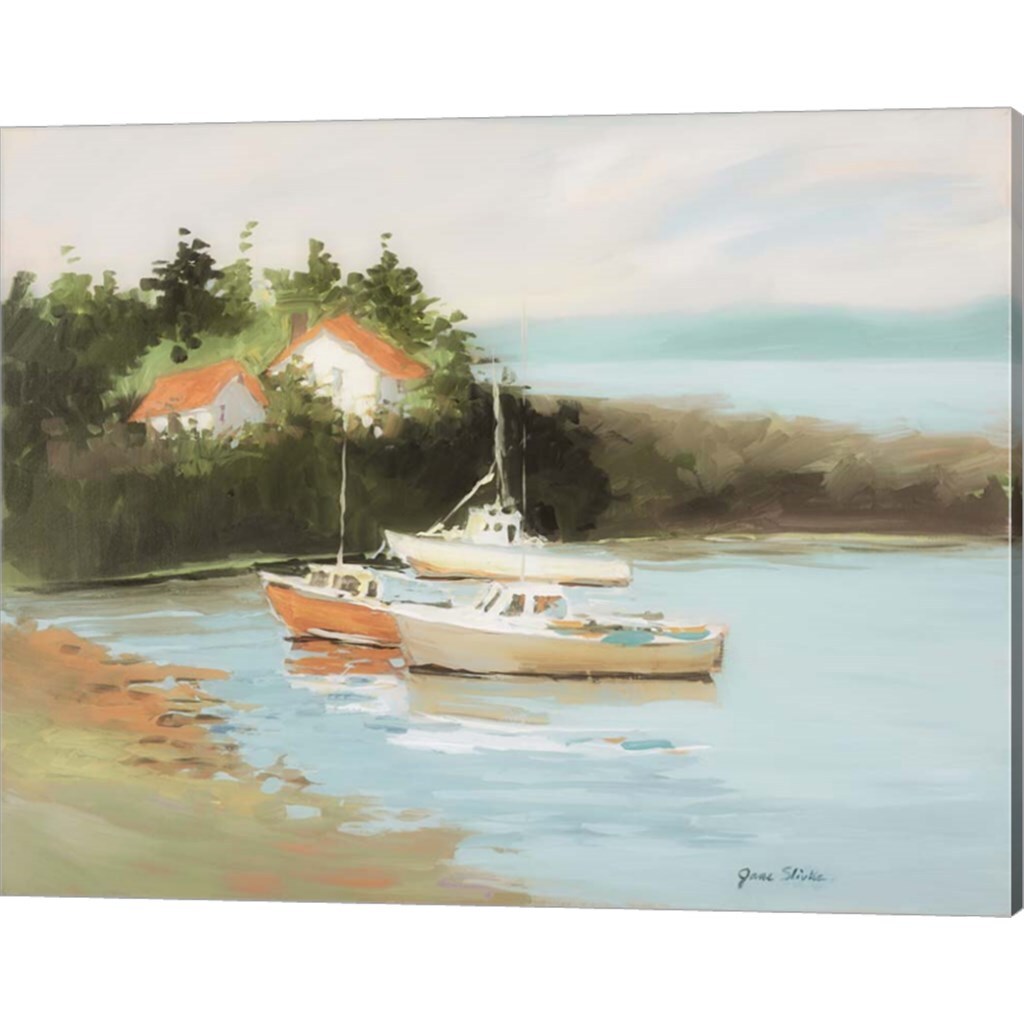 Sailboats by Jane Slivka 20&#x22; x 16&#x22; Canvas Wall Art