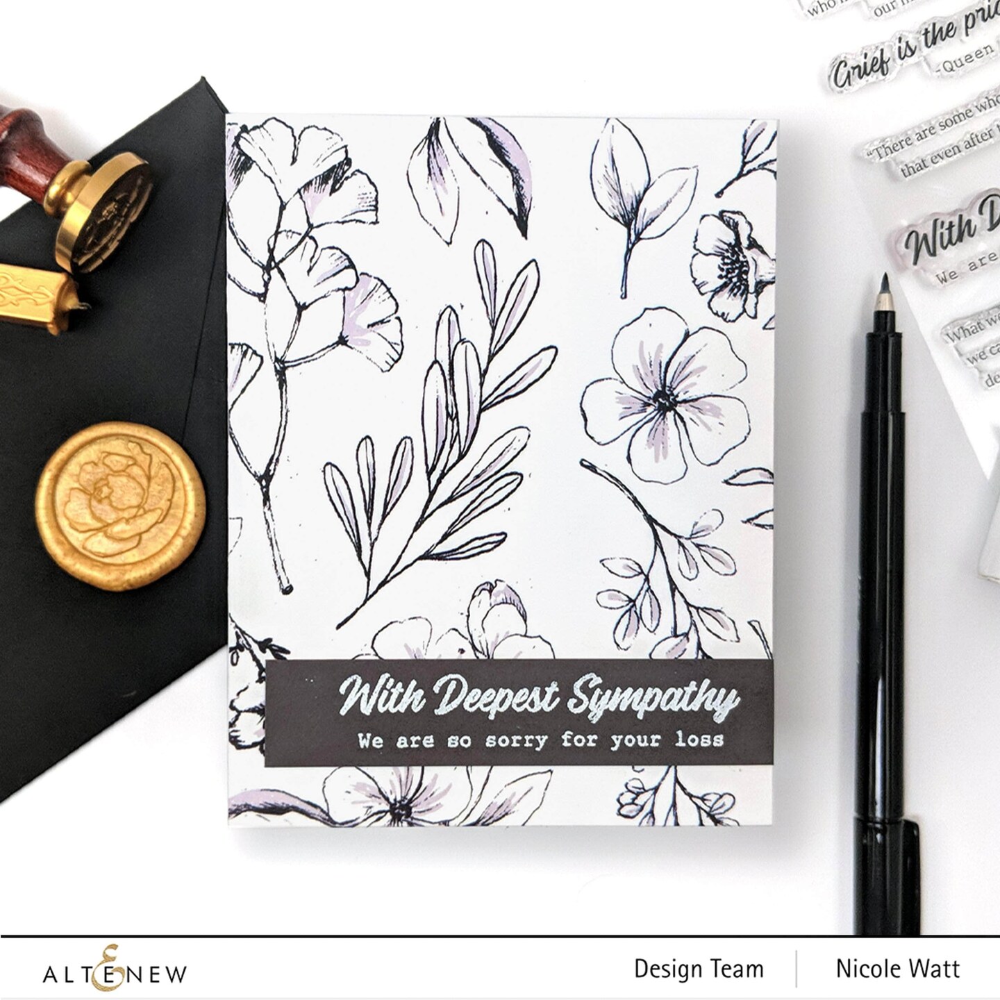 With Deepest Sympathy Stamp Set