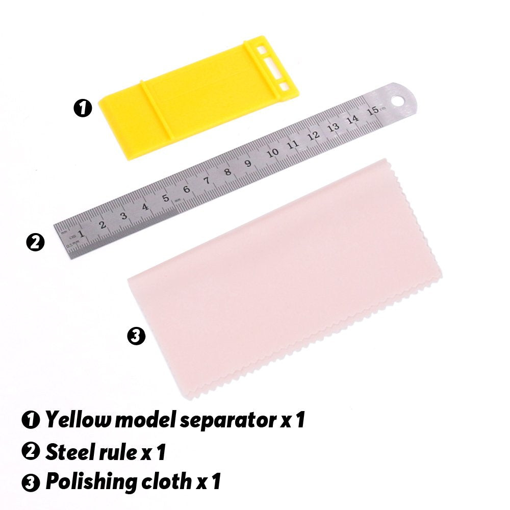 21 Pieces Modeler Basic Tools Craft Set Hobby Building Tools Kit for Gundam Car Model Building