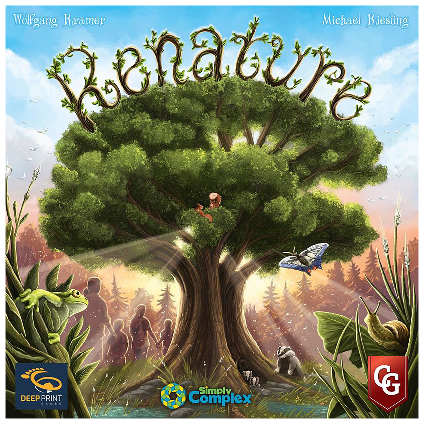 Capstone Games: Renature, Strategy Board Game, Transform The Polluted Valley Into a Thriving Ecosystem, Easy to Follow Rules, Ages 14 and Up