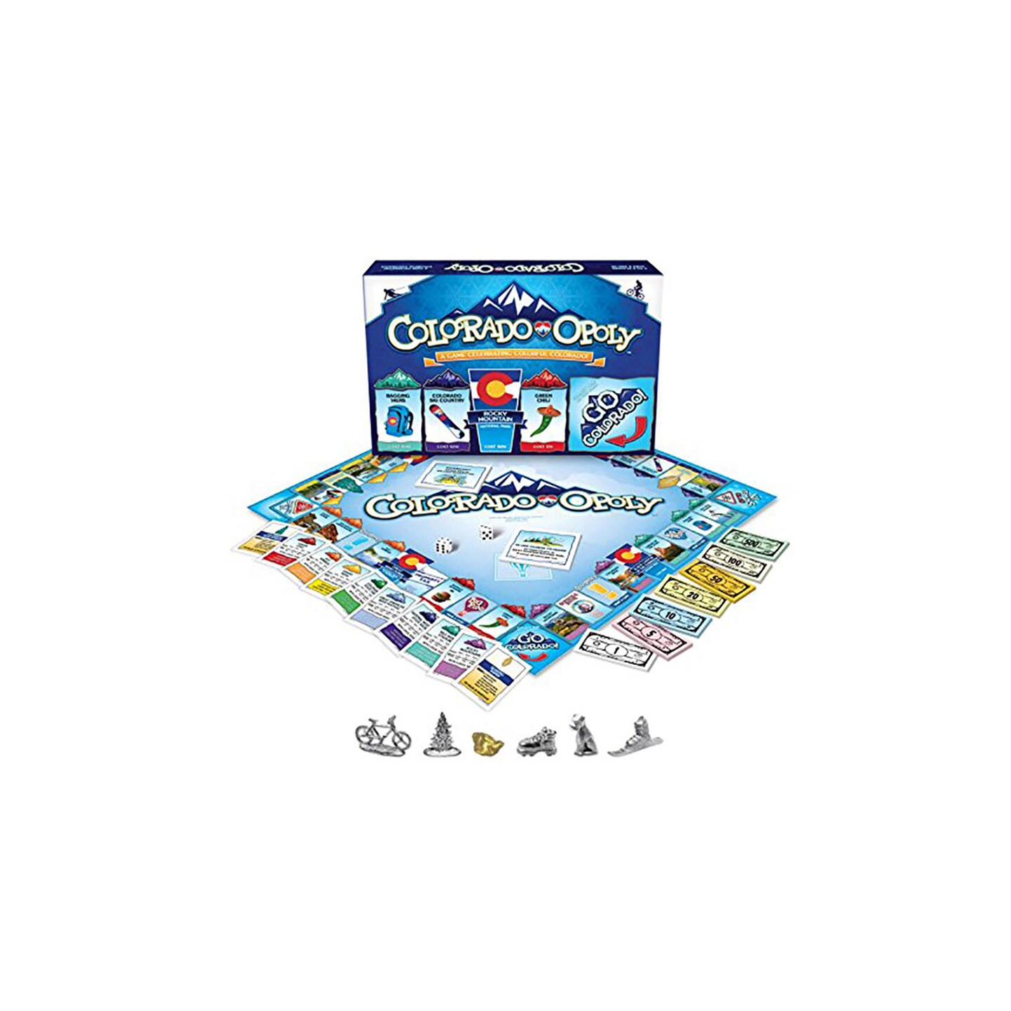 Late For The Sky: Colorado-Opoly Monopoly Board Game