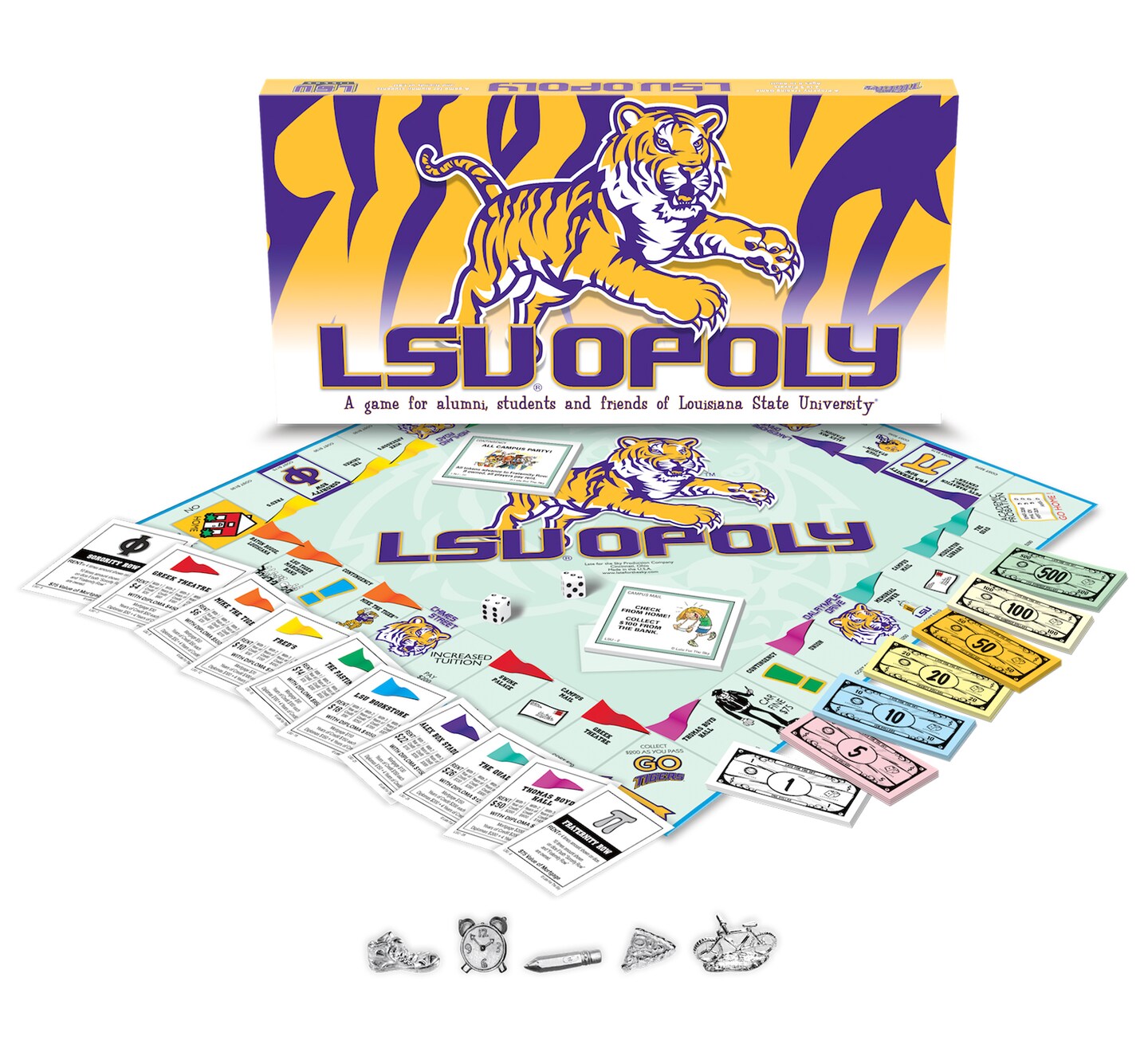 Late for the Sky: Louisiana State LSU Opoly Monopoly Board Game