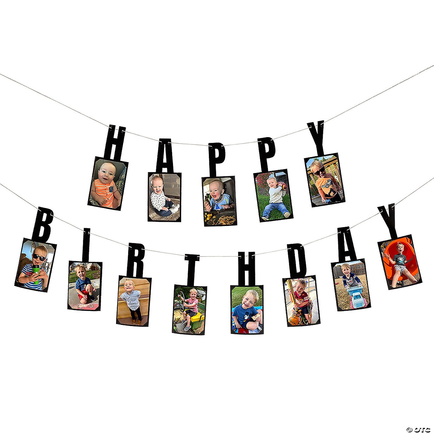 Happy Birthday Picture Garland 2 Pc