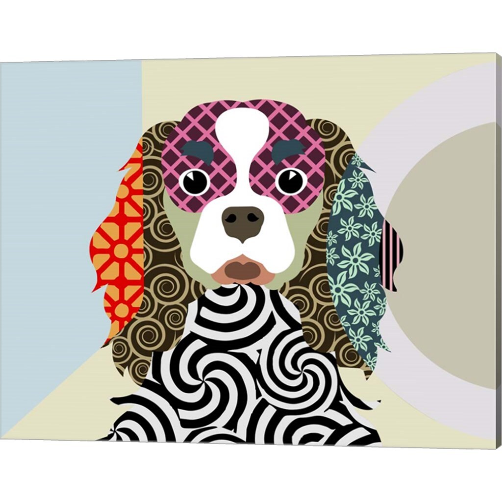 Cavalier King Charles Spaniel by Lanre Adefioye 20" x 16" Canvas Wall Art