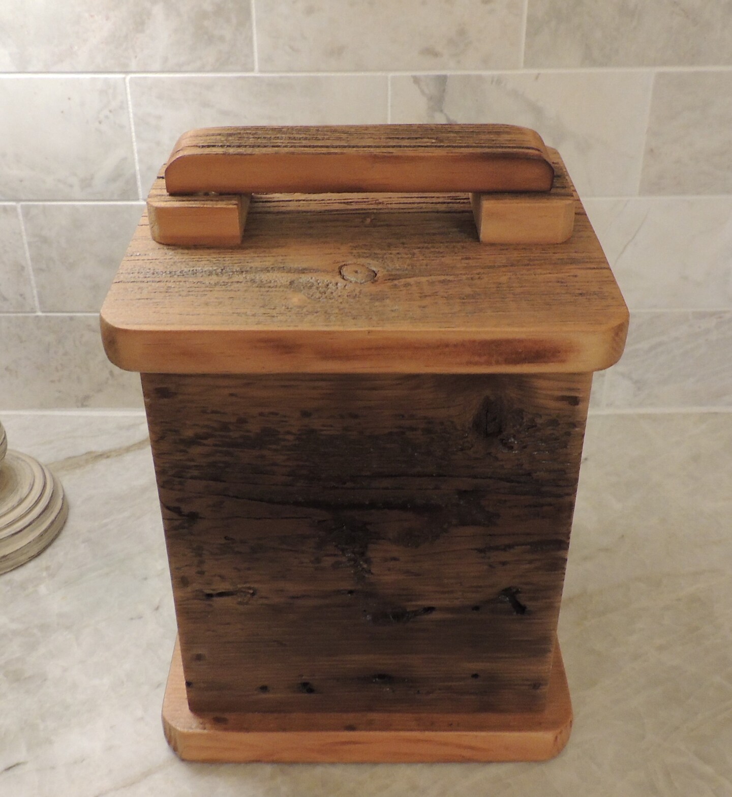 product name is Pet Urn Handmade Barn Wood Pet Urn and Keepsake Free Shipping