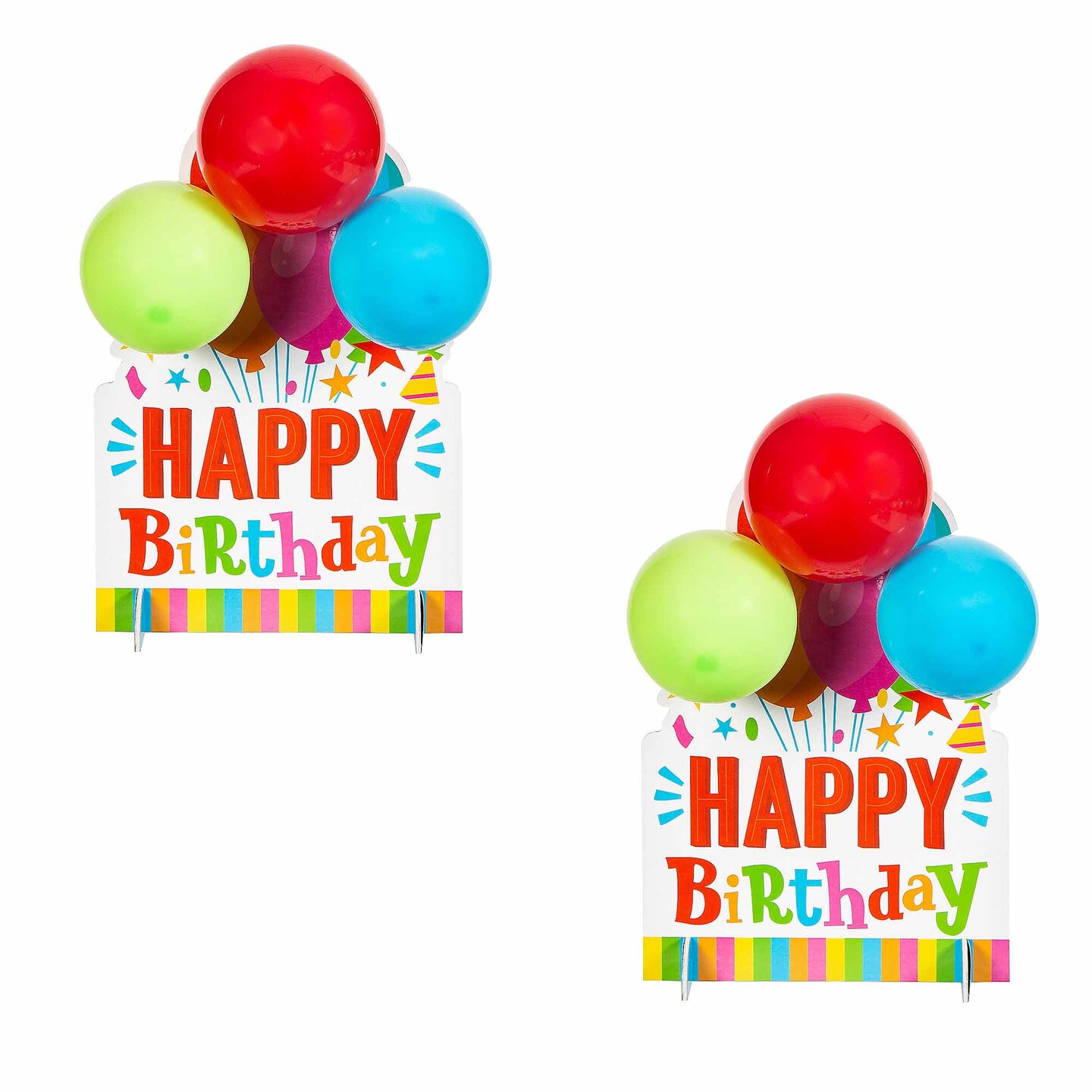 Happy Birthday Balloon Centerpiece Kit - Makes 1