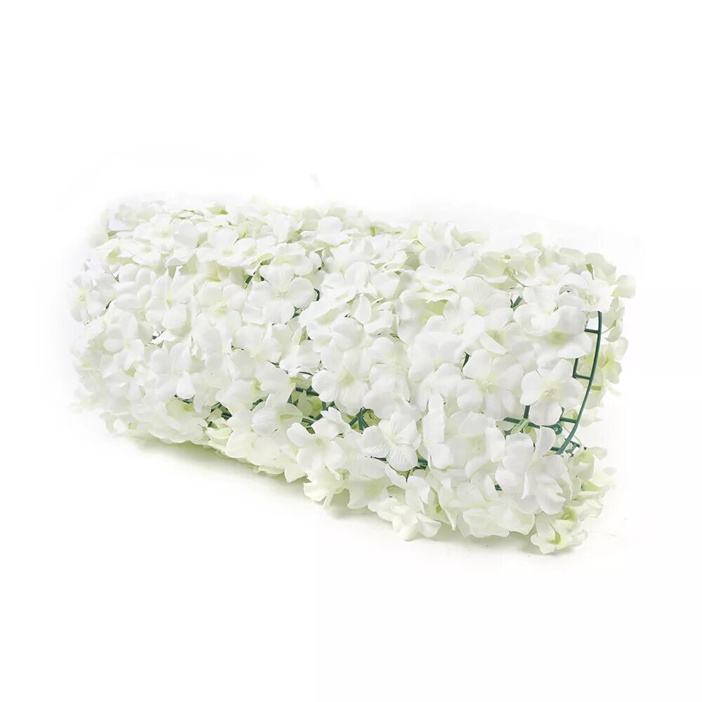 Kitcheniva White Artificial Flower Wall Silk Fabric