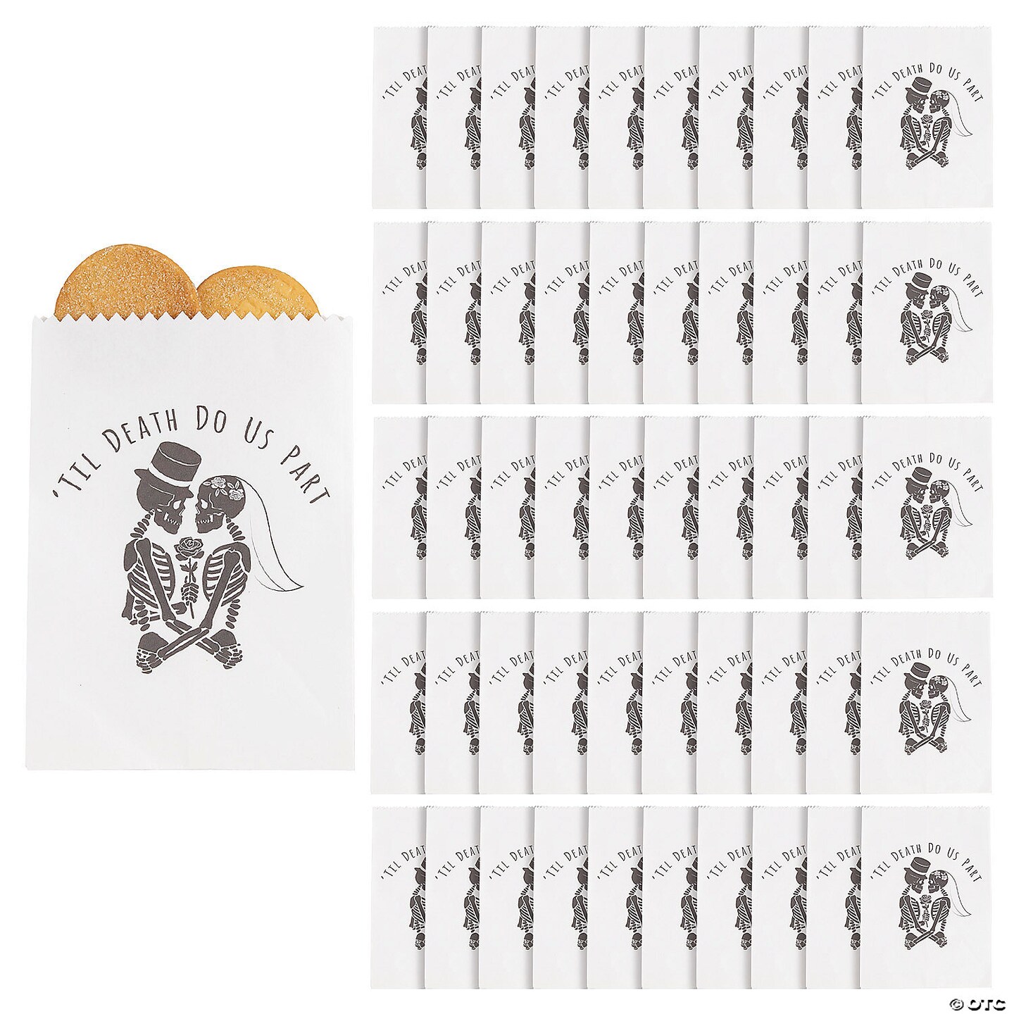 Til Death Do Us Part Halloween Wedding Treat Bags Mega Bulk 150 Pc