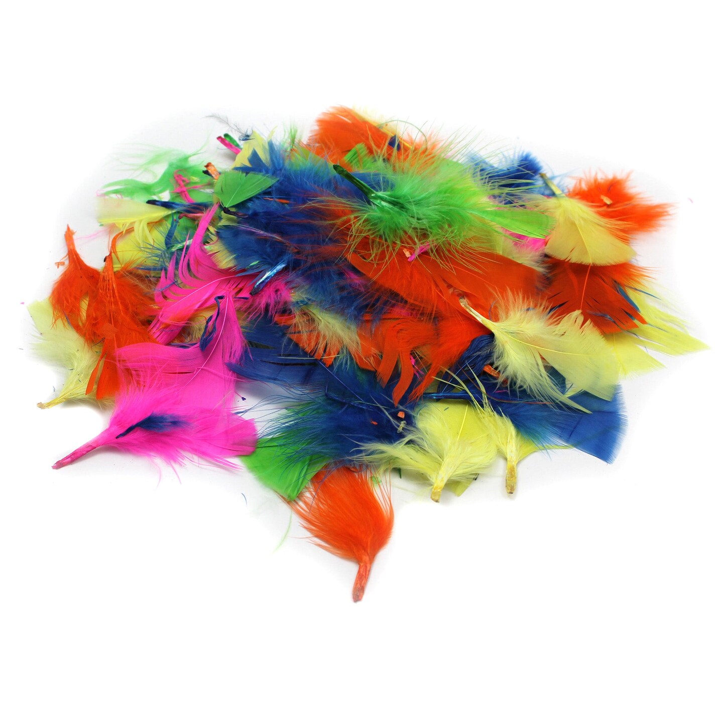 Creative Arts&#x2122; Turkey Feathers, Hot Colors, 14 Grams Per Pack, 12 Packs