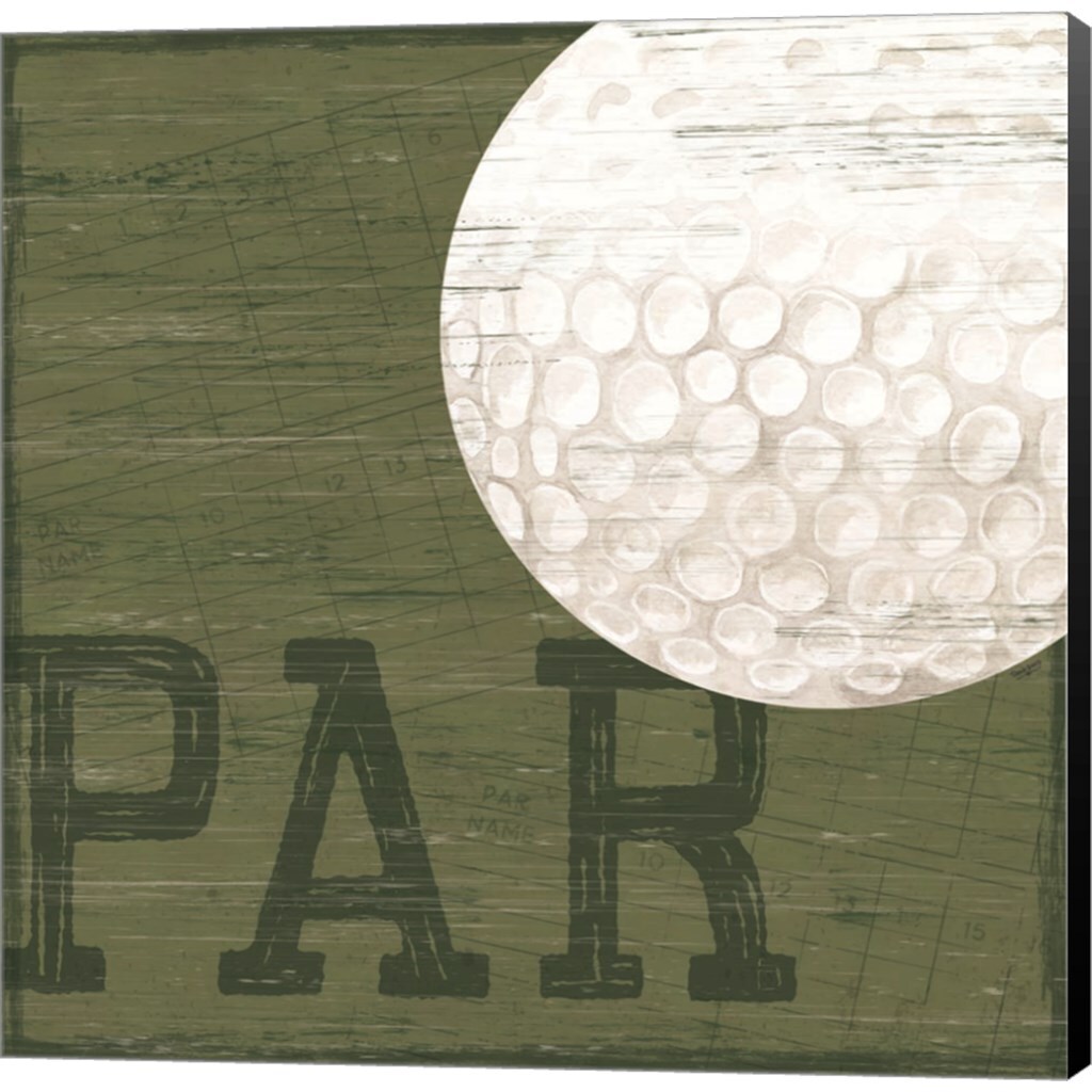 Golf Days XII-Par by Tara Reed 12&#x22; x 12&#x22; Canvas Wall Art