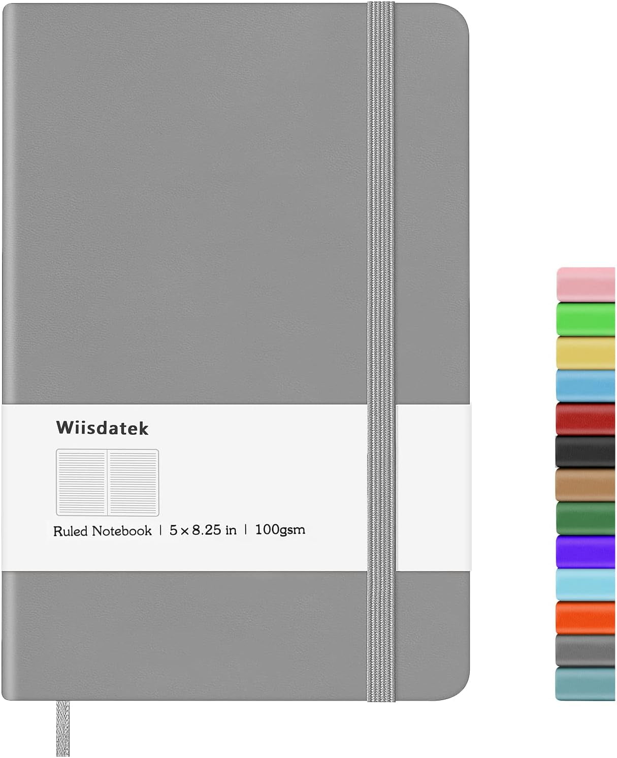 Notebook Journal, Lined Hard Cover,100Gsm Premium Thick Paper with 