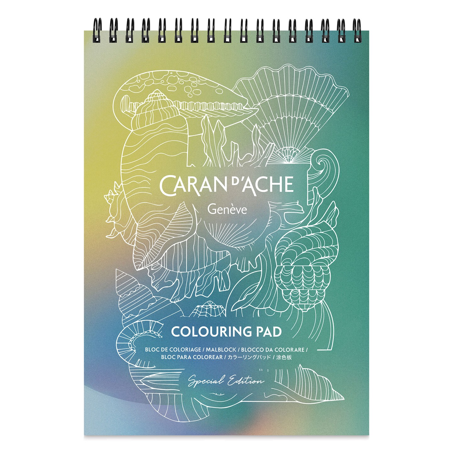 Caran d&#x2019;Ache Claim Your Style Coloring Pad - 20 Sheets, Assorted Colors