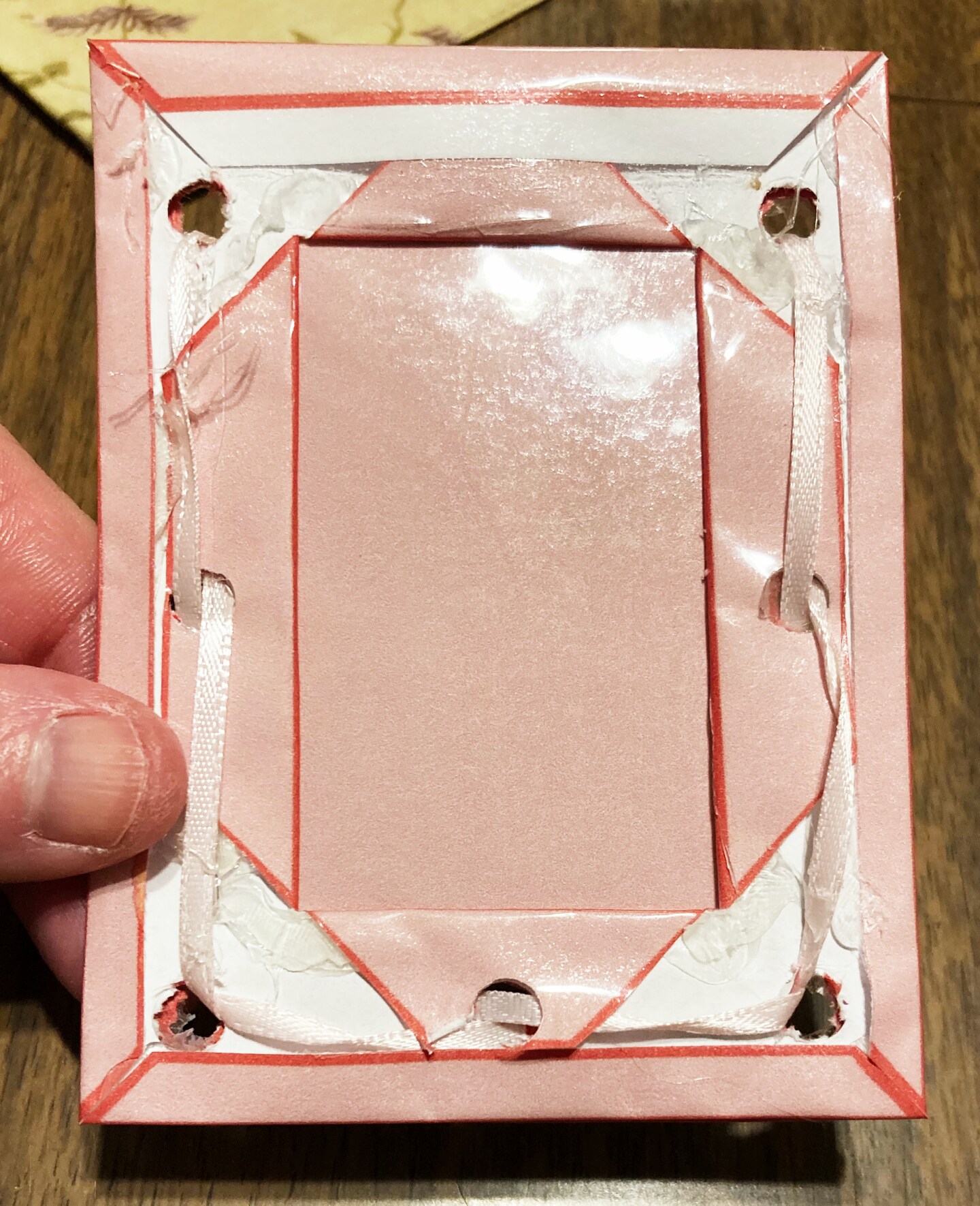 Pink Bling Selfie Frame Printable for 2x3" Photo image 3