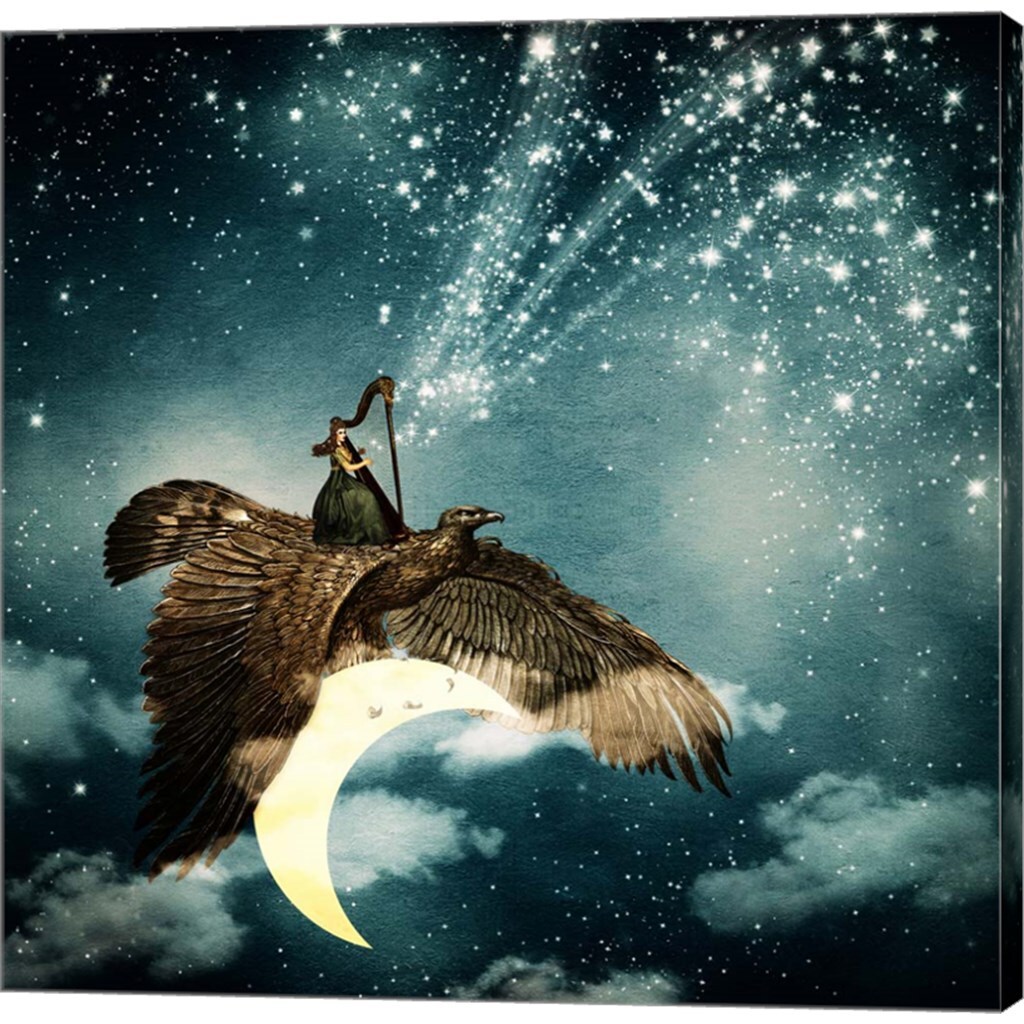 The Night Goddess by Paula Belle Flores 12&#x22; x 12&#x22; Canvas Wall Art