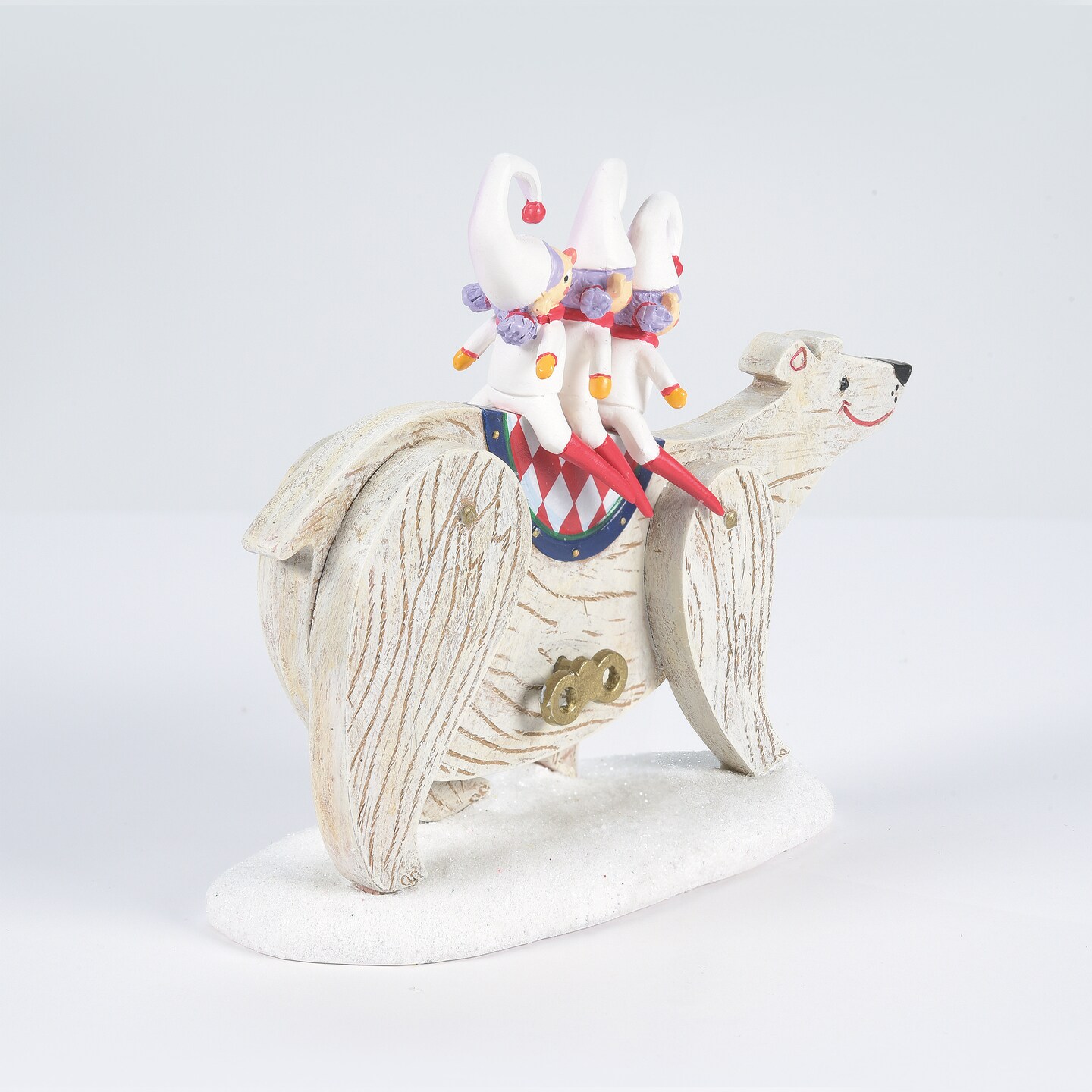 Nightmare Before Christmas Village Polar Bear Ride Village Accessory Figurine 3.6in H