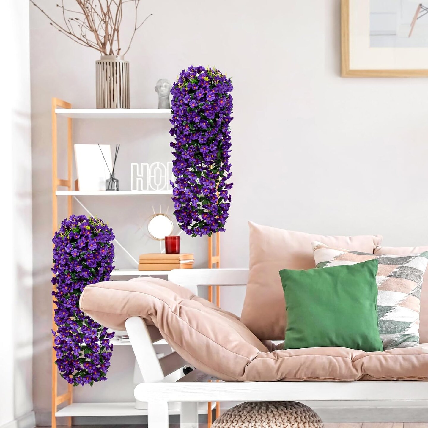 Artificial Fake Hanging Flowers Plants for Home Garden Outdoor Decoration