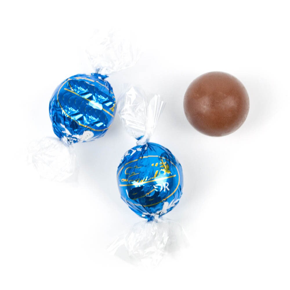54ct Rose Gold Neapolitan Bulk Individually Wrapped Lindor Candy Truffles For Candy Bowls, Goodie Bags, Dessert Tables, Gifts For Guests & More (24oz Bag)