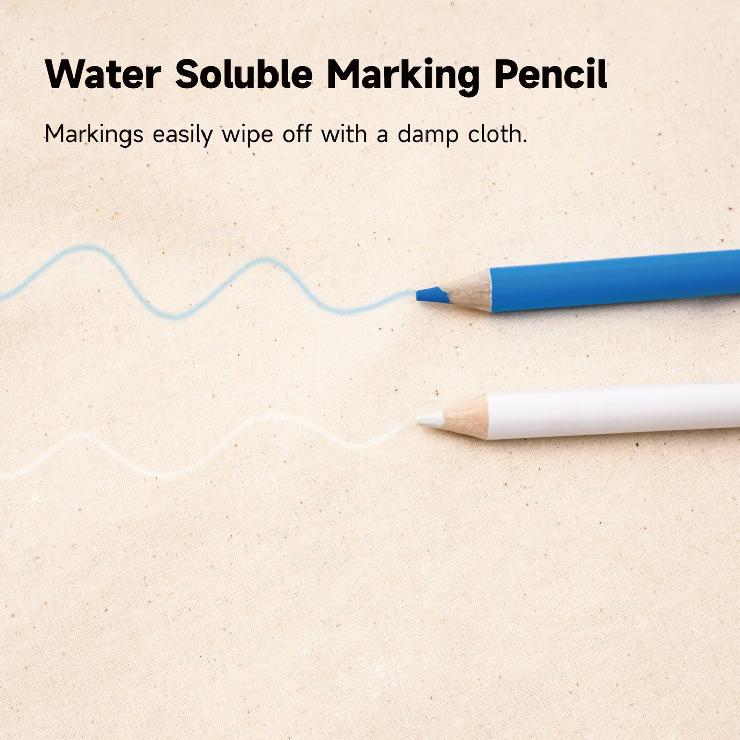 Kearing® Tailors Chalk Pencils Combo for Sewing, Quilting, Embroidery & Fabric Marking