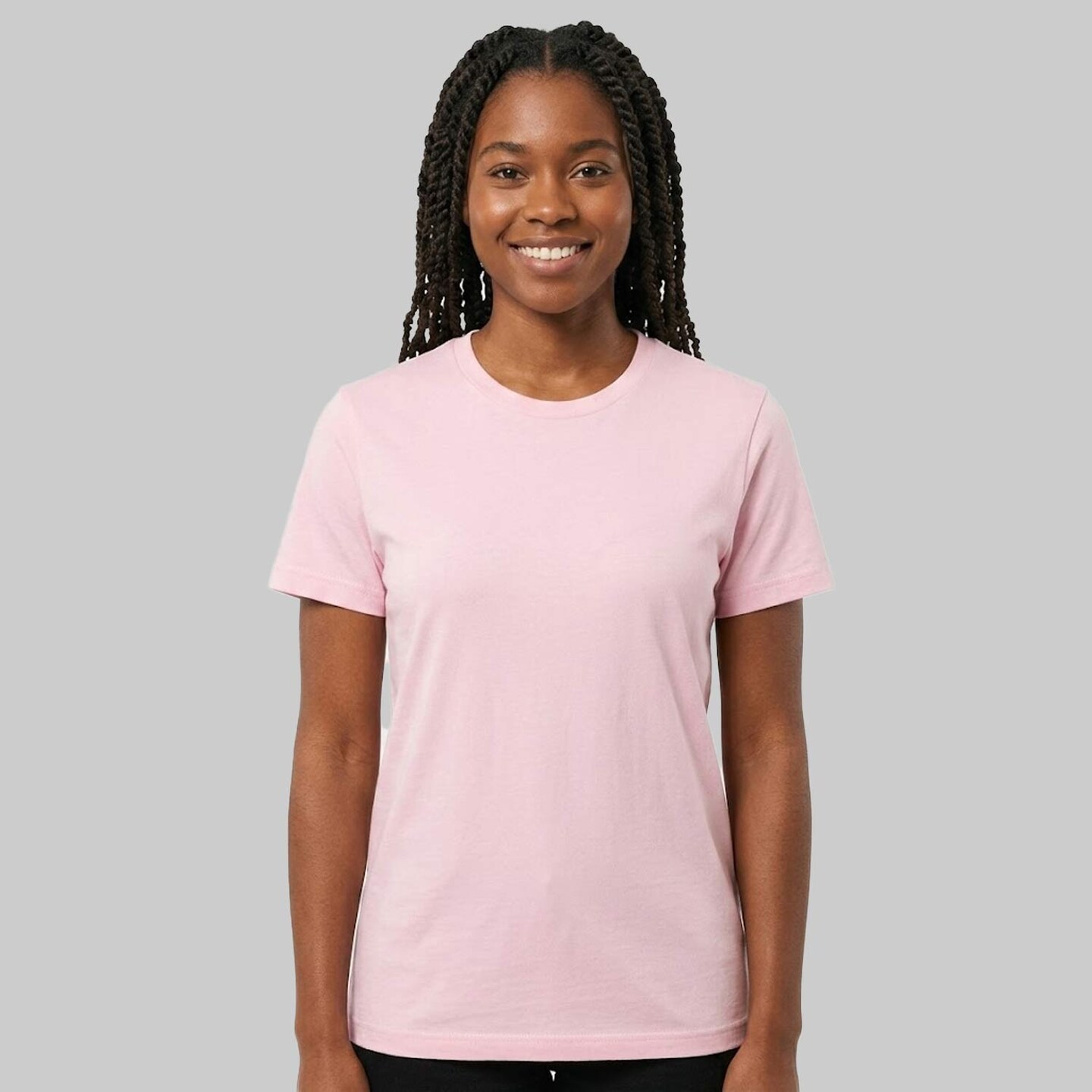 Tultex Fine Jersey Crewneck Short Sleeve T-Shirt with Smooth Print