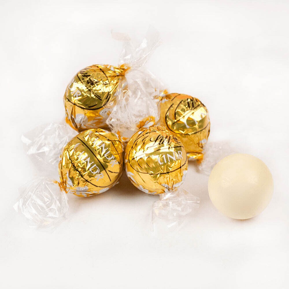 54ct Rose Gold Neapolitan Bulk Individually Wrapped Lindor Candy Truffles For Candy Bowls, Goodie Bags, Dessert Tables, Gifts For Guests & More (24oz Bag)
