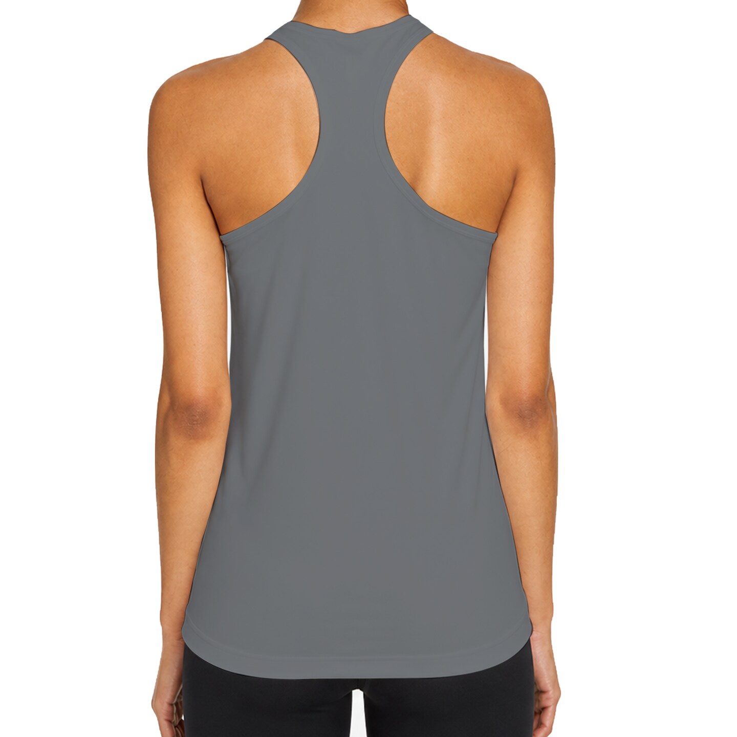 Team 365 Women's Zone Performance Racerback Tank, Athletic Gym Polyester Tank Top