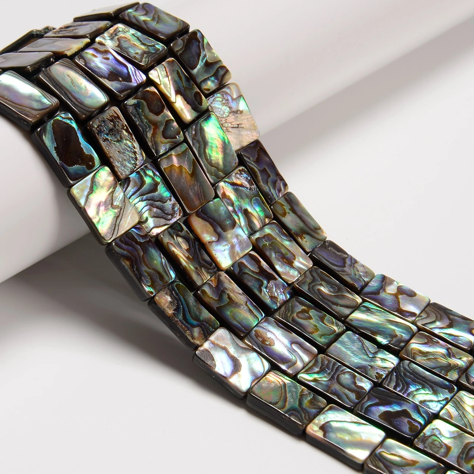 Abalone Rectangle Shape Beads Strand, Size: 13x18mm | Michaels
