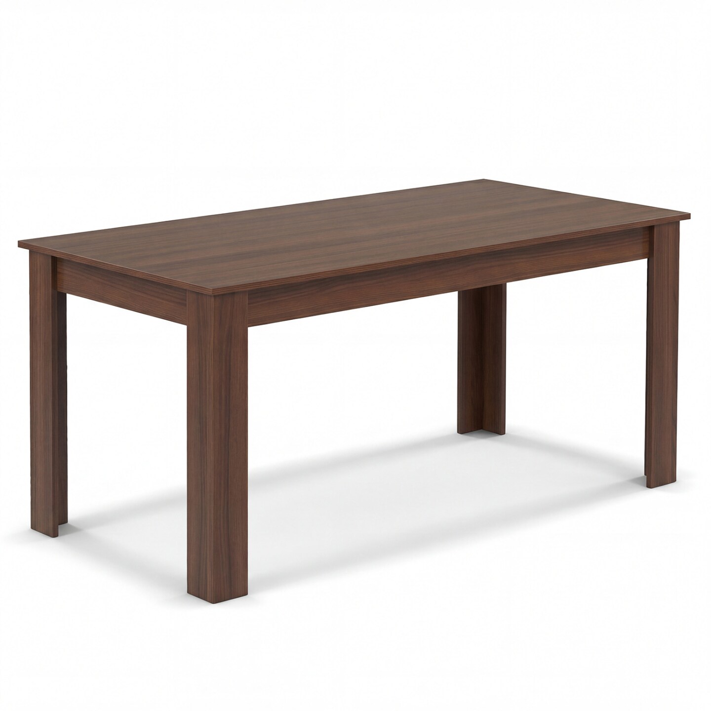 Modern 63 Inch Rectangular Dining Table Engineered Wood Kitchen Table ...