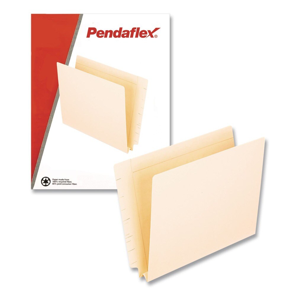 Pendaflex Straight Tabs Letter Size 1.5 in. Expansion End Tab Expansion Folders - Manila (50/Box)