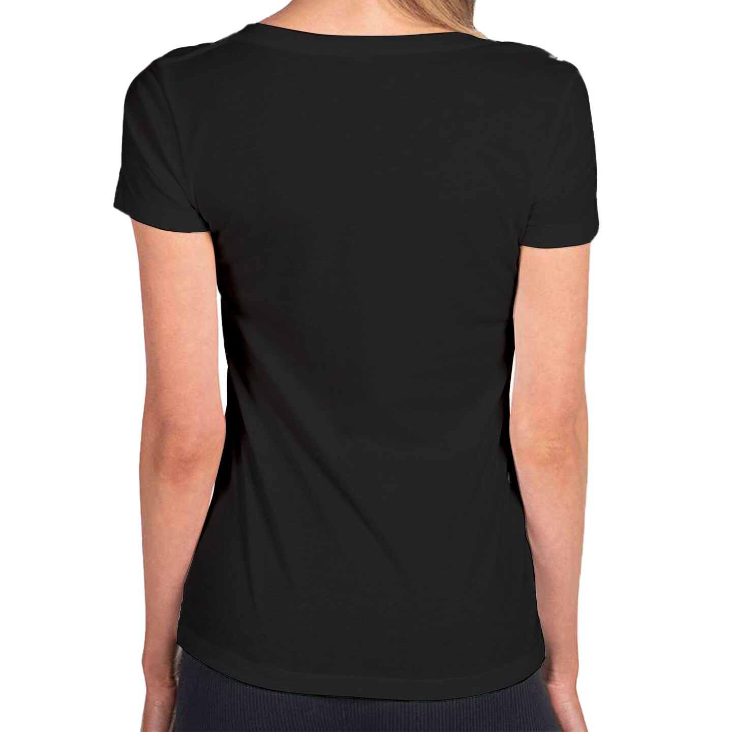 Next Level Women's Ideal V-Neck T-Shirt, Craft Light Solid Crewneck Tee