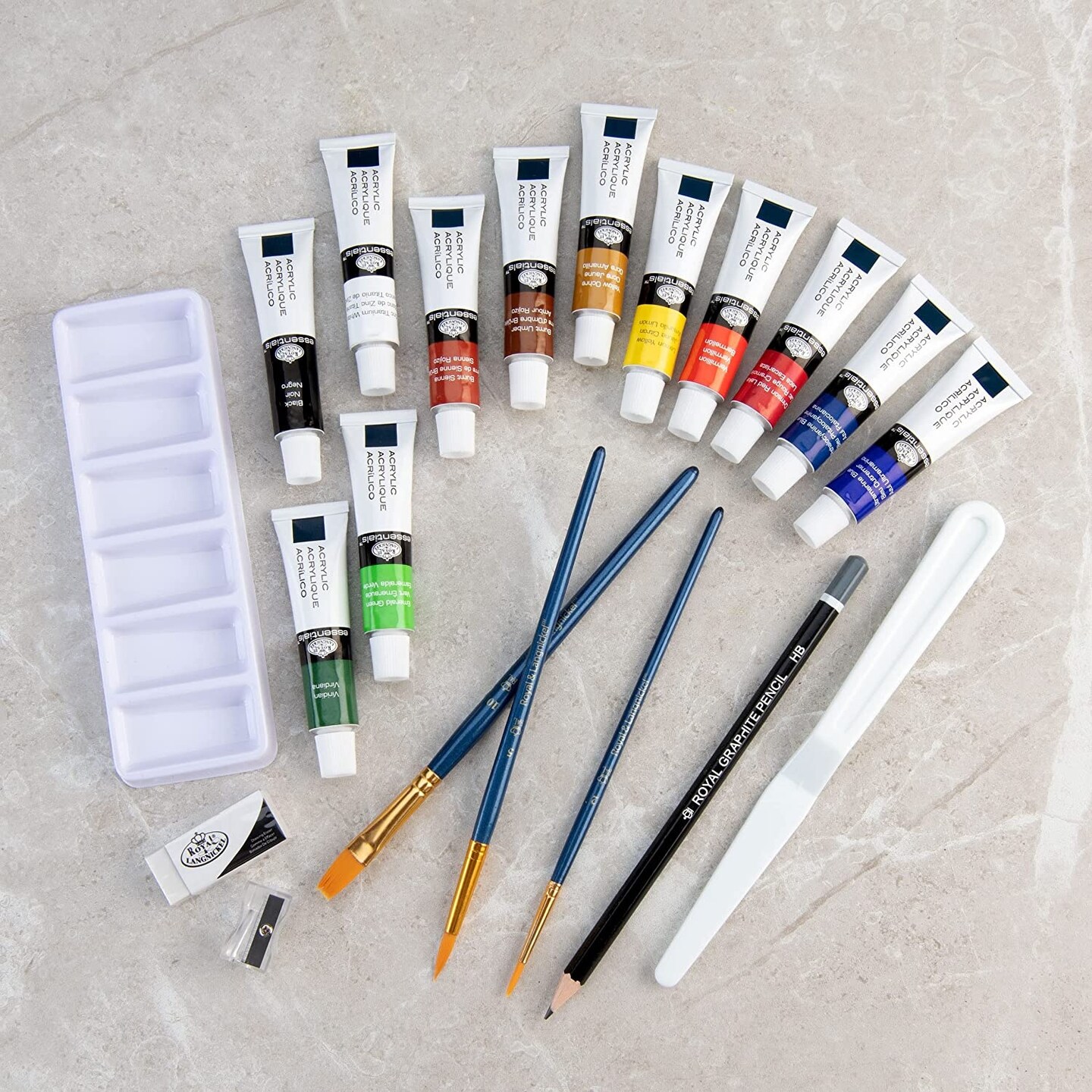 Royal & Langnickel(R) essentials(TM) Clear View Art Set-Acrylic Painting