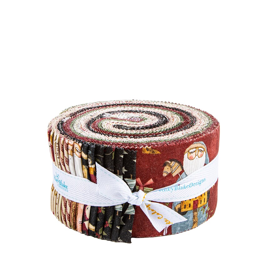 Naughty or Nice 2.5&#x22; Strip Roll (Jelly Roll / Rolie Polie) by Teresa Kogut for Riley Blake (RP-16260-40)