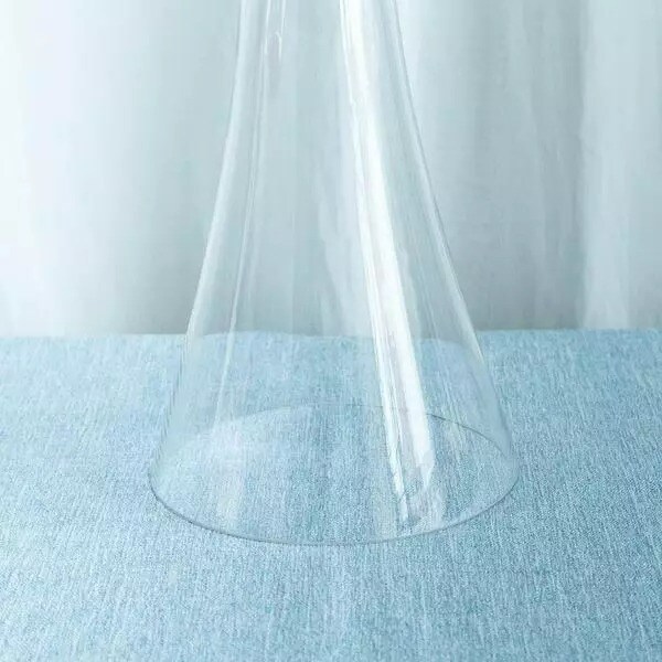 4 pcs 24&#x22; Reversible Trumpet Glass Wedding Vases Wedding Party Events Supplies