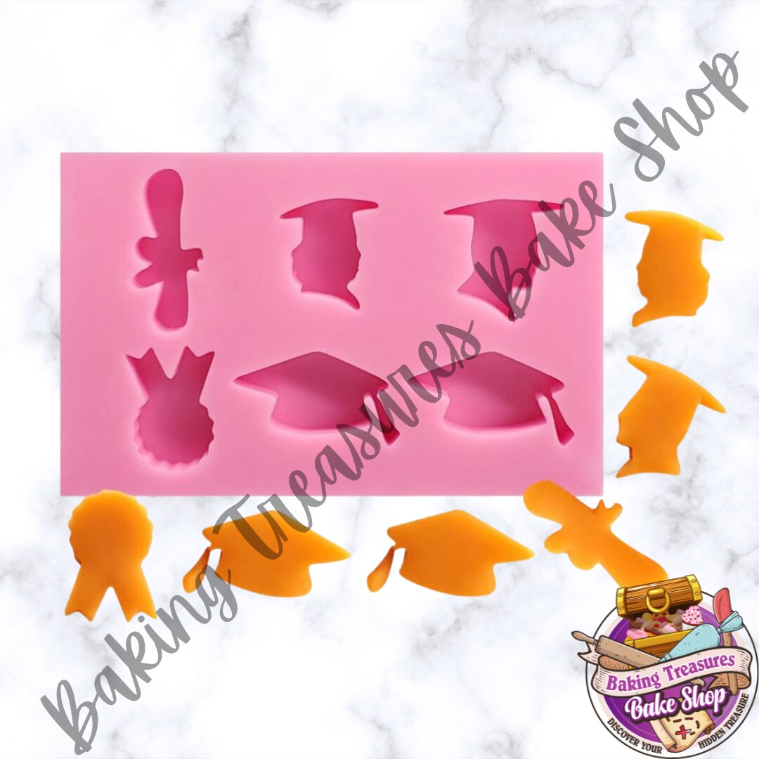 Graduation Silhouettes Silicone Mold