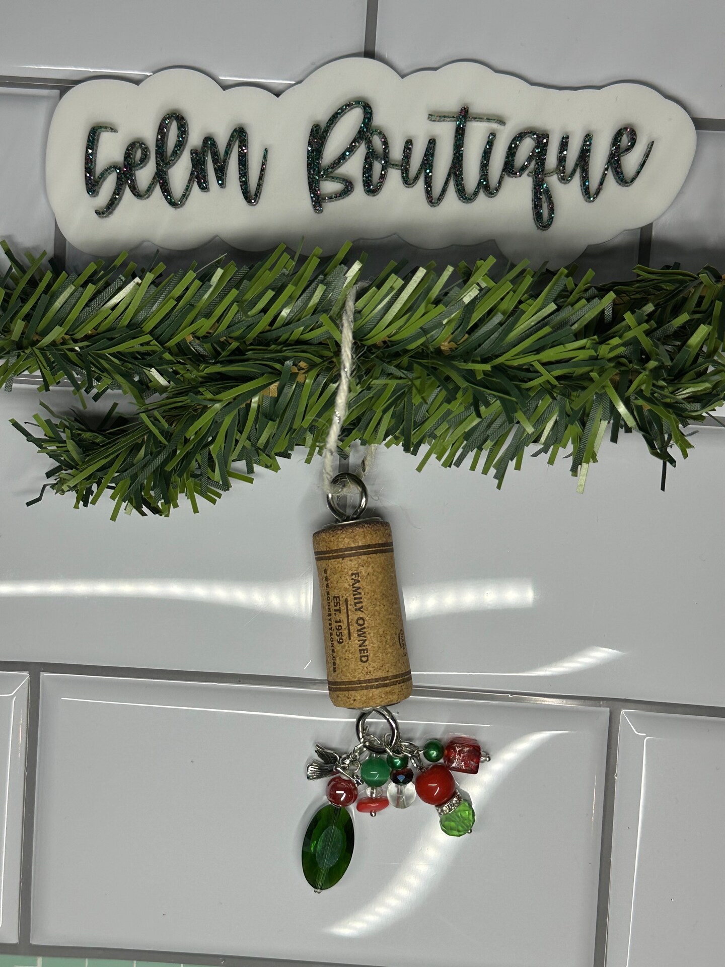 upcycled wine cork decor