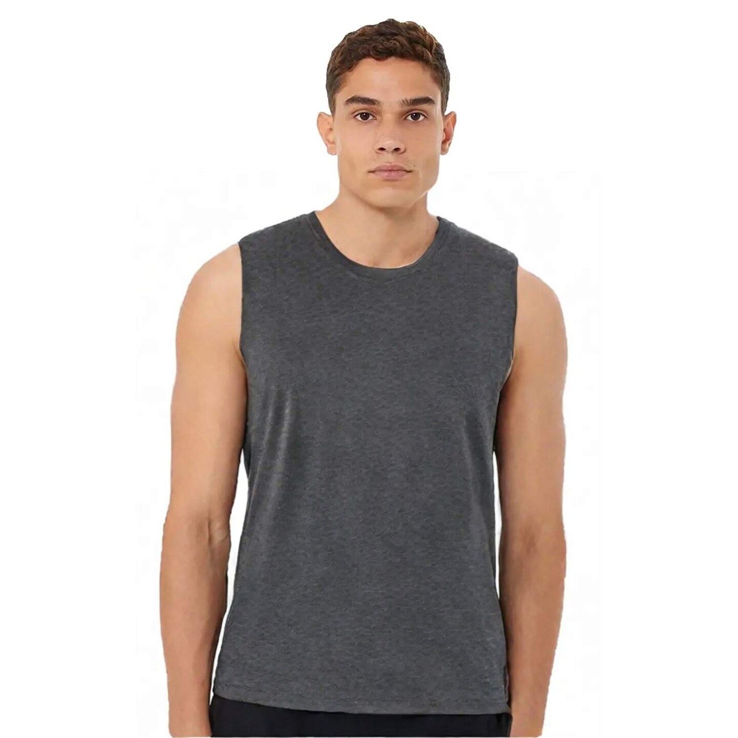 BELLA+CANVAS Jersey Muscle Tank Top for Workout, Casual Wear & Summer Comfort Unisex Cotton Sleeveless Tee