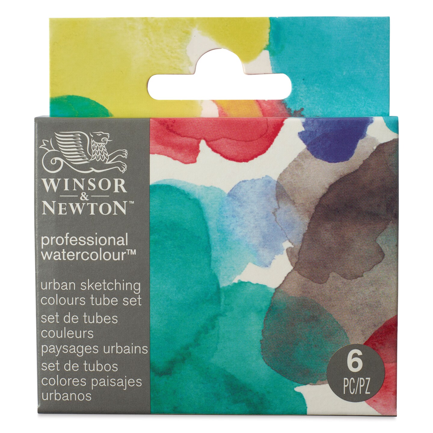 Winsor & Newton Professional Watercolor - Set of 6, Urban Sketching Colors, 5 ml