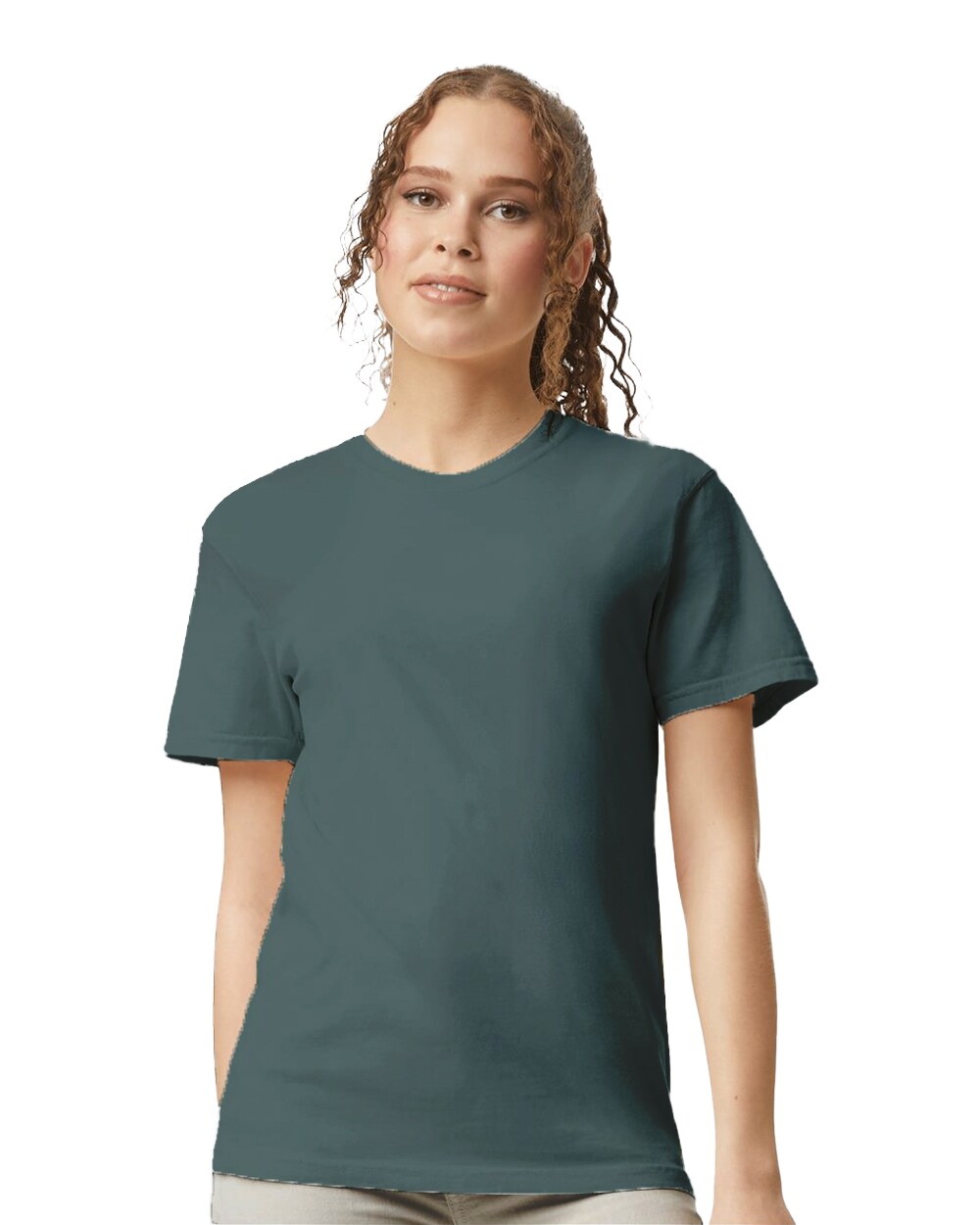 Adult Garment Dyed Heavyweight Crewneck T-Shirt for Vintage, Daily & Relaxed Outfit Wear