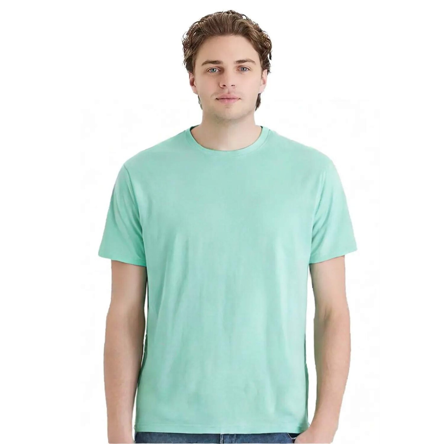 Hanes Unisex Classic Fit Crewneck Cotton T Shirt For Everyday Casual Tee